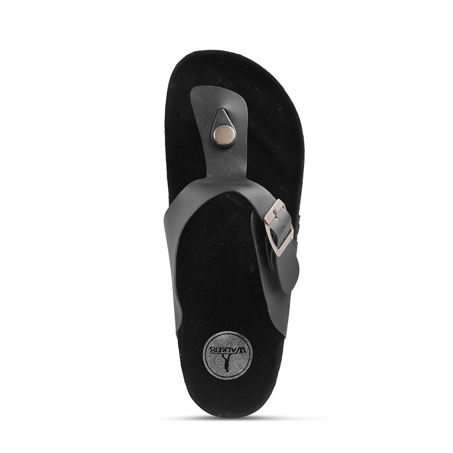 Sandal Pria Walkers Jepit1 Full Black Casual Gaya Trendy