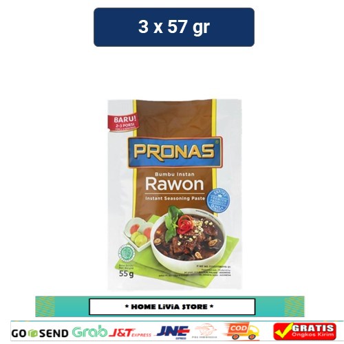 

Pronas Bumbu Instan Rawon 3 x 57 gr