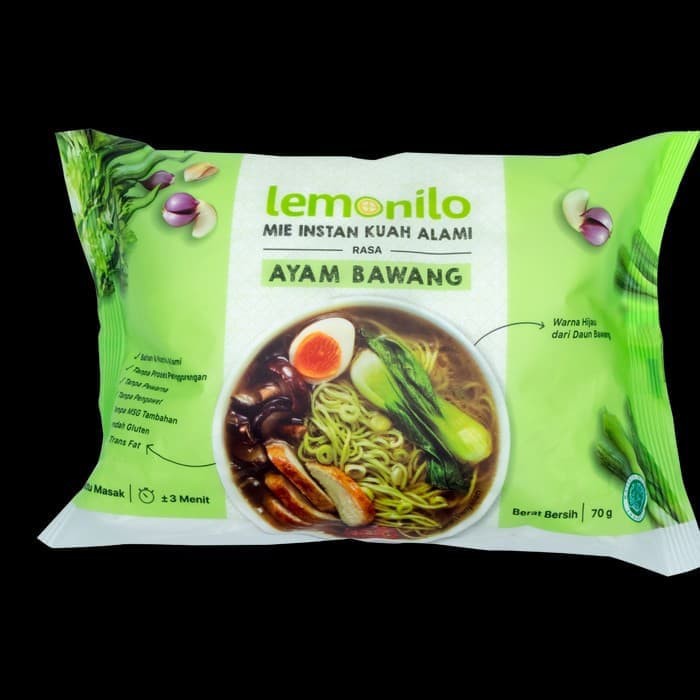 

Lemonilo Mie Kuah Instan Rasa Ayam Bawang / Mie Organik