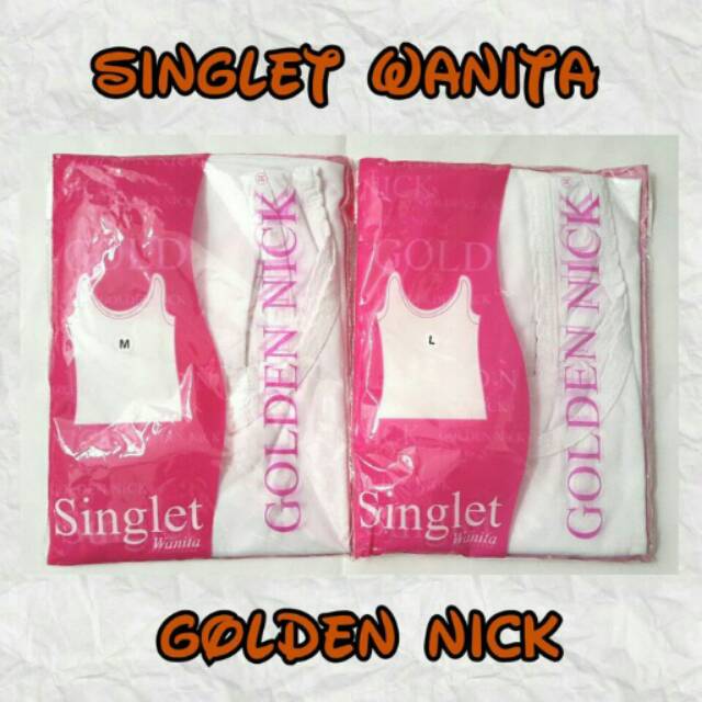 Singlet wanita golden nick