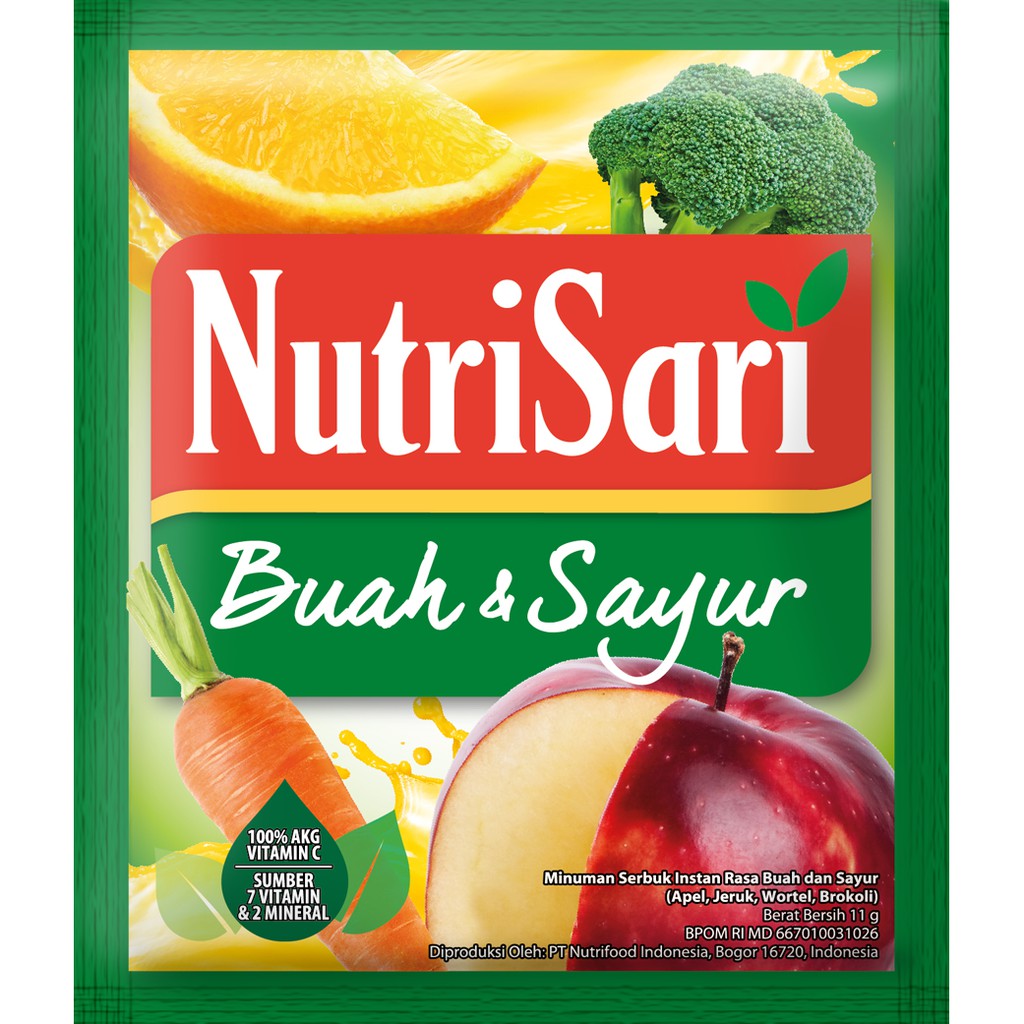 

NutriSari Buah & Sayur 1 PACK (4 RENCENG)