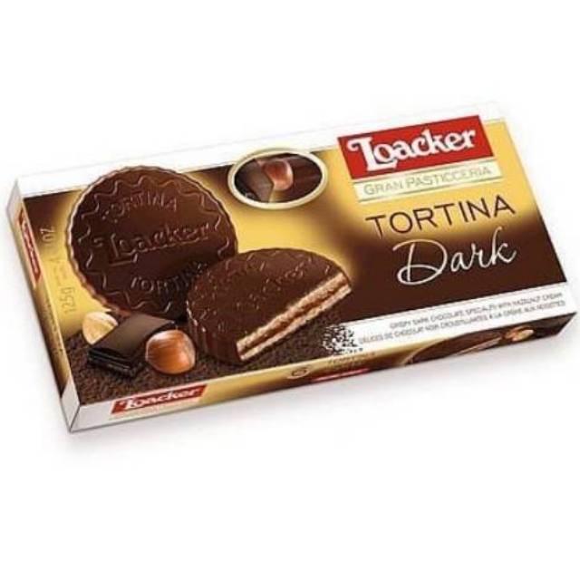 

Loacker tortina dark chocolate