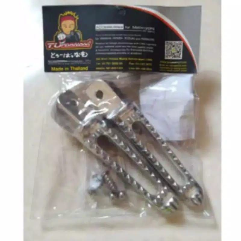 FOOTSTEP BESI STEP BELAKANG TUPAKNAM VARIO BEAT SCOOPY GENEO