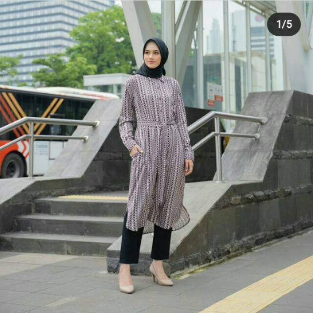 Samira tunik maroon L heaven lights