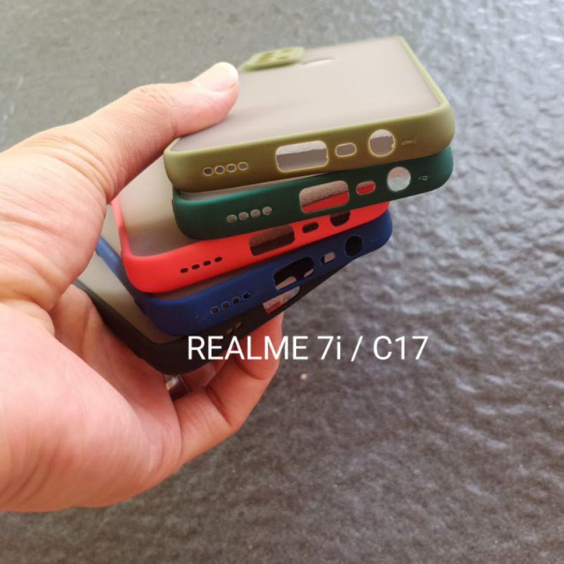 Case Realme 7i . C17 ( 5 model ) soft softcase softshell silikon cover