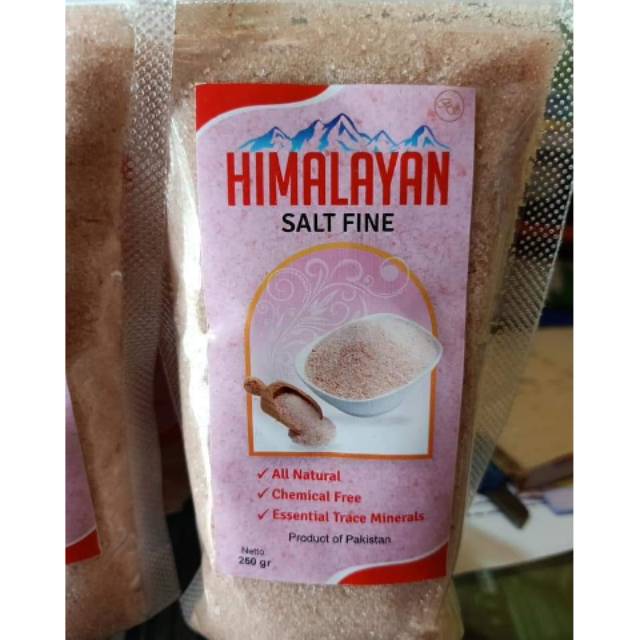 

GARAM HIMALAYA SALT FINE 250 gram --->>> SI KRISTAL PINK YANG MENYEHATKAN