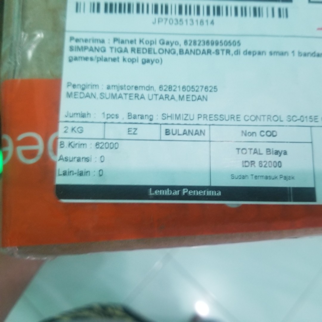 Shimizu Pressure Control Sc-015e Otomatis Pompa / Booster Pendorong Air