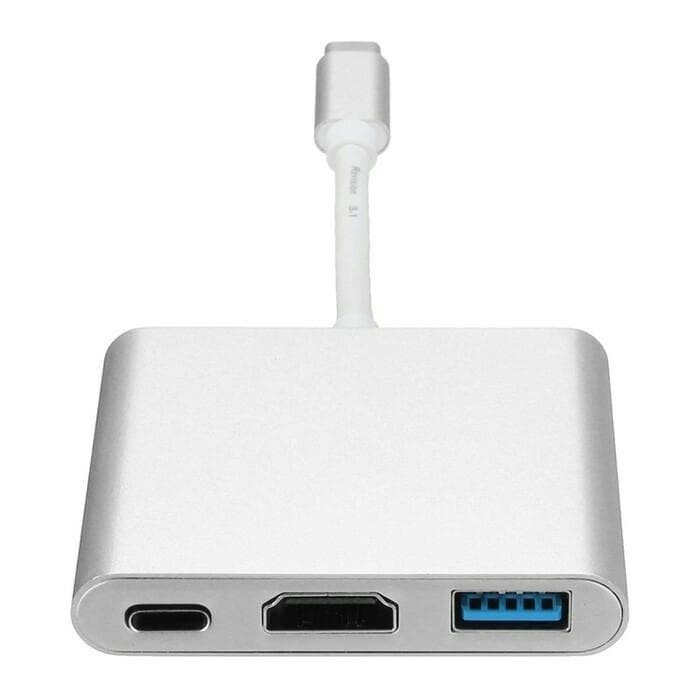 TYPE-C (USB C) TO HDTV+USB 3.0+PD Converter Adapter 3in1