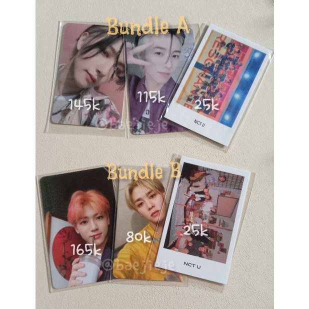 PC/PHOTOCARD Renjun chilling/kepang bundle only Jaemin Pop ice/ We go up