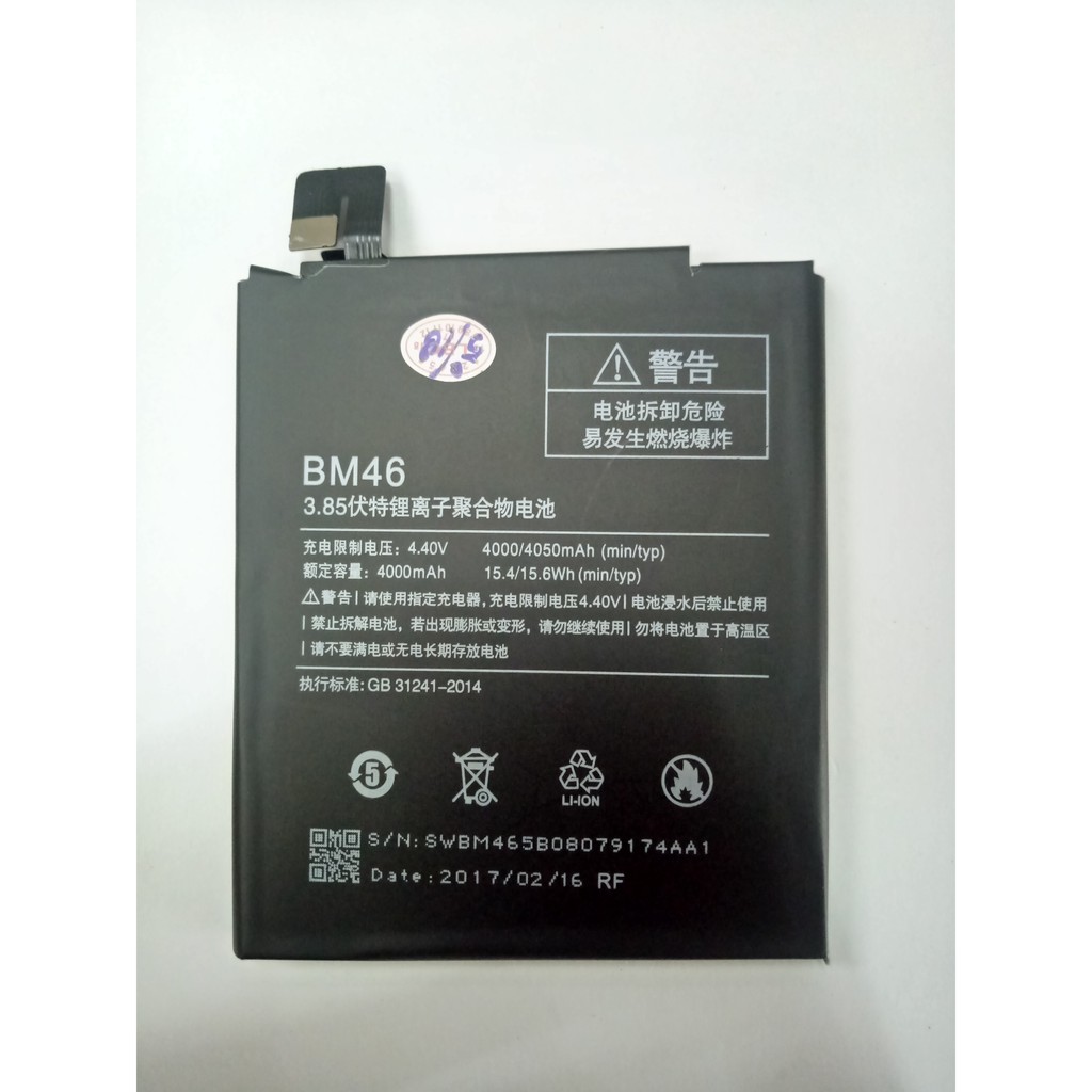 Baterai / Batre / Baterry Xiaomi Redmi Note 3 / Redmi Note 3 Pro Original