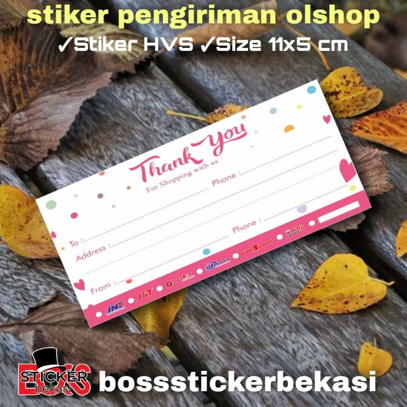 

STIKER PENGIRIMAN/STIKER PENGIRIMAN OLSHOP /STIKER PENGIRIMAN ONLINE SHOP -THANKYOU PINK