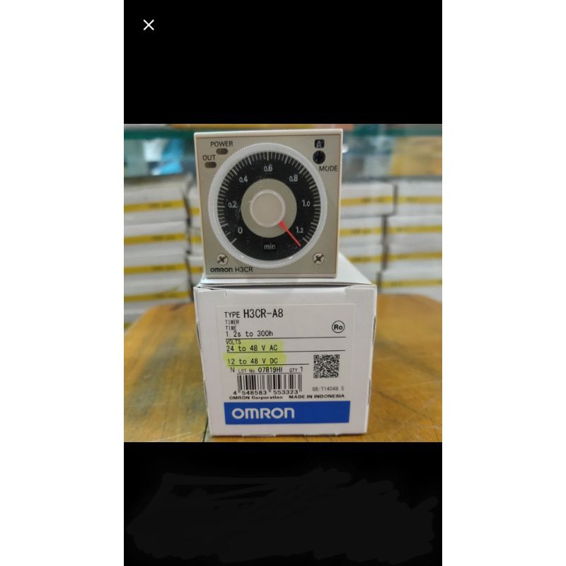 timer omron H3CR A8 12V-48VDC OMRON ORIGINAL
