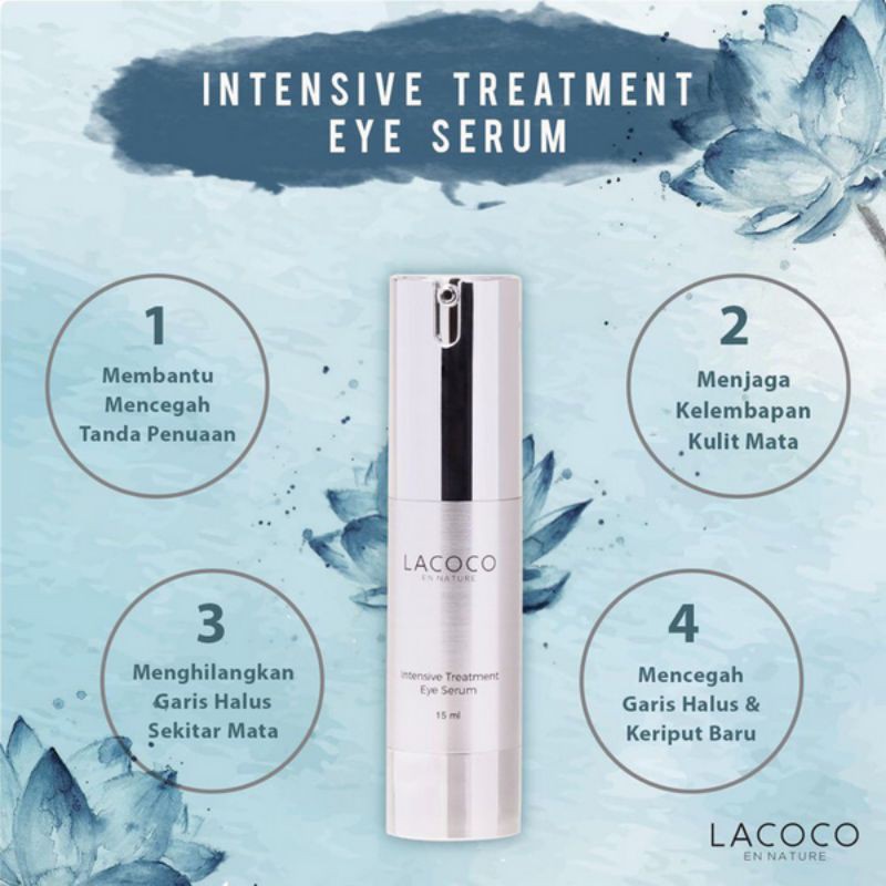 LACOCO INTENSIVE TREATMENT EYE SERUM LACOCO SERUM MATA EYE MASK