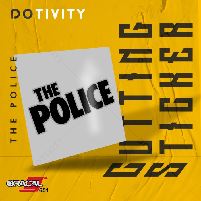 

Cutting Sticker THE POLICE