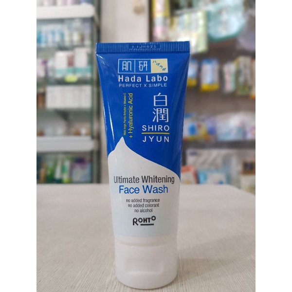 Hada Labo Shirojyun Ultimate Whitening Face Wash 50 g / Sabun Wajah