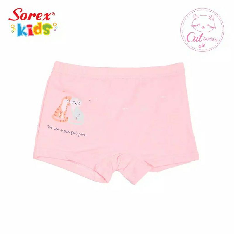 CELANA DALAM ANAK PEREMPUAN BOXER SEGIEMPAT CD SOREX KIDS MA 503 Happy me