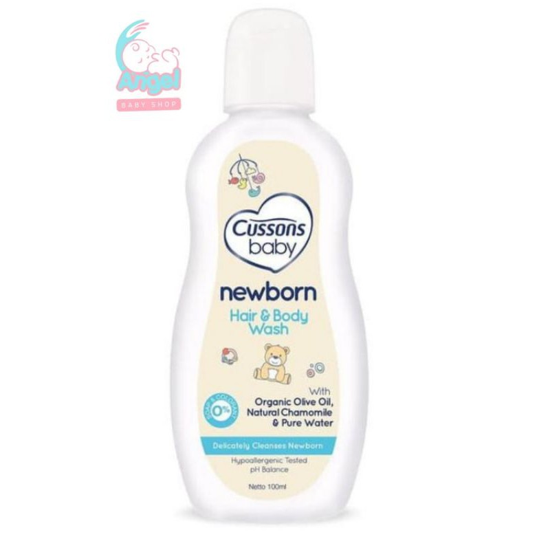 Cussons baby newborn hair &amp; body wash 100ml/200ml