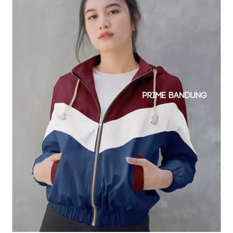 [COD] Jaket Pedro Wanita Pedro Series Maroon Tritone Lapis Furing