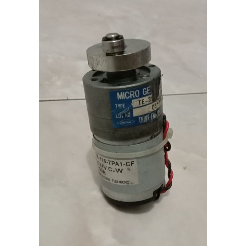 Think Gearbox motor Dc 24V1.09A Ex mesin Fotocopy