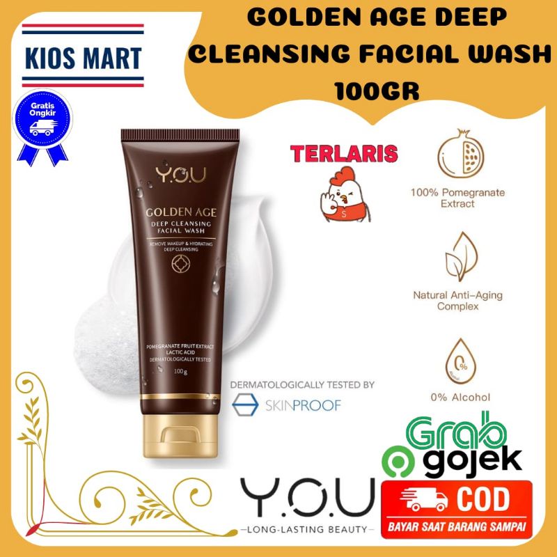 Kosmetik You Golden Age Pembersih Wajah/ Deep Cleansing Facial Wash 100g