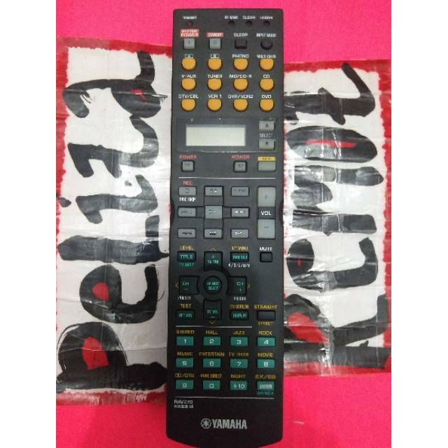 Remote control Yamaha Amplifier original terlengkap