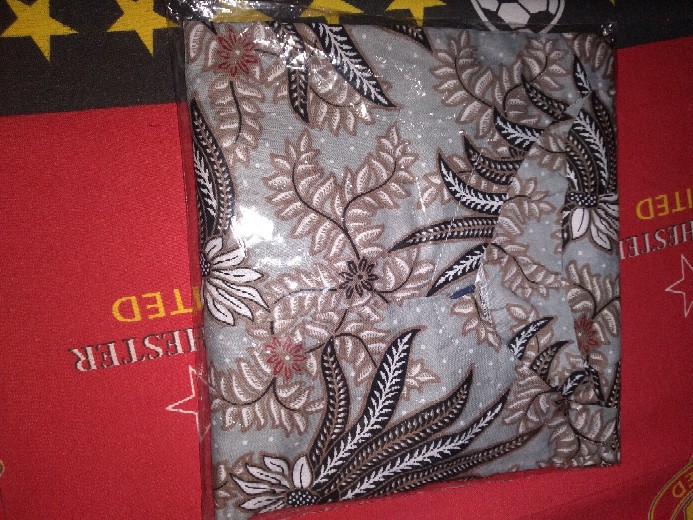 Tey-17 Batik Wanita Asj Sa Hrb026 Kenongo Kemeja Tosca Pendek