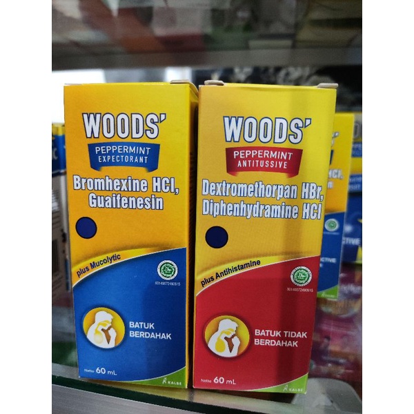 WOODS obat batuk berdahak dan tidak berdahak 60ml 100ml