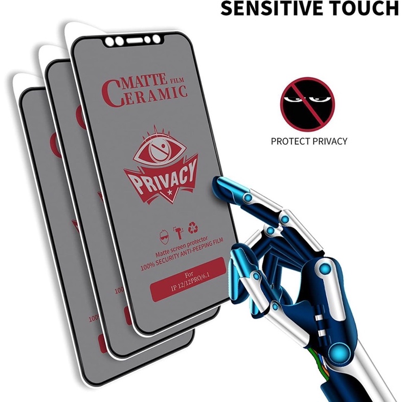 CY TG Ceramic Spy Privacy privasi For Iphone 6 6s 6+ 6s+ 7 8 7+ 8+ SE X Xr Xs Max 11 12 13 14 14+ Plus Pro SE