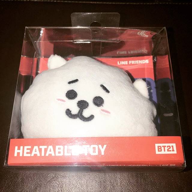 Boneka penghangat Heatable doll BT21 BTS Jin RJ official Line Store