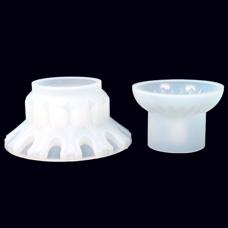 SIY  Crown Storage Box with Lid Jewelry Holder UV Crystal Epoxy Silicone Resin Mold