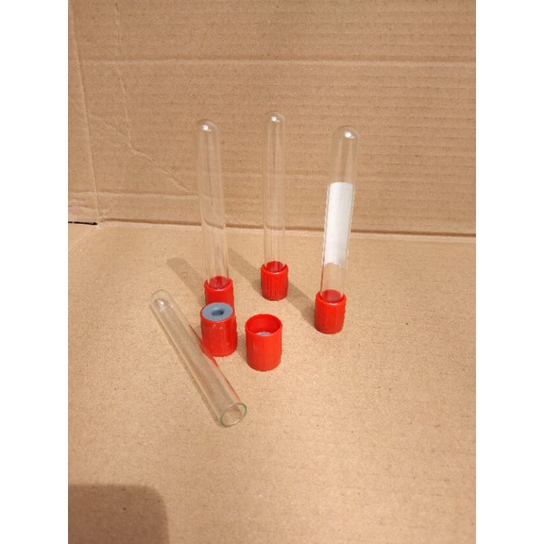 tabung reaksi kaca 7 ml Barang Rekondisi/Bekas