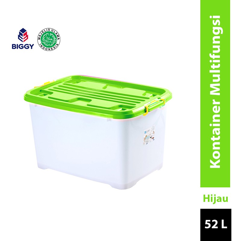 Multifunction Storage Box 52L container 52 l [Kotak Penyimpanan Multifungsi] BIGGY x EZY Box