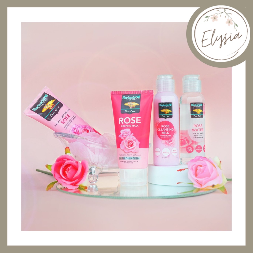 Herborist Rose Series | Rose Water | Rose Milk | Sleeping Mask | Facial Wash