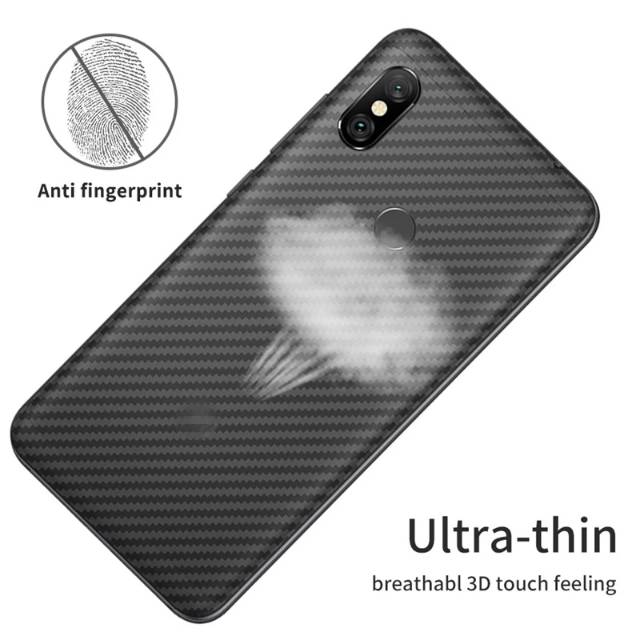 REALME XT Back Skin Carbon 3D Fiber -Garskin Karbon Realme XT Sticker Anti Gores Belakang Premium