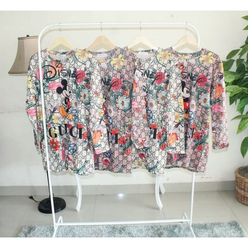 Tunik Gucci Disney Import Murah Hijab
