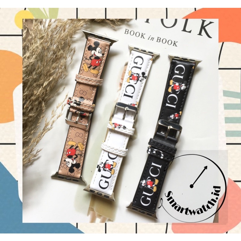 Original STRAP GUCI IWATCH SERIES 1234/ t500 t55 iwo premium Premium Kekinian