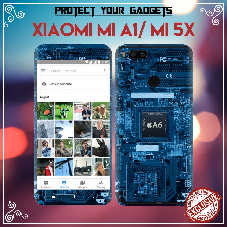 Garskin Xiaomi Mi A1 Mi5x - APPLE MESIN