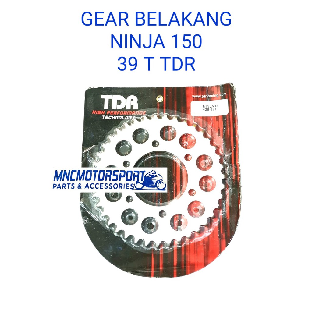 GEAR GIR BELAKANG TDR 428 39 T NINJA 150 R SS RR