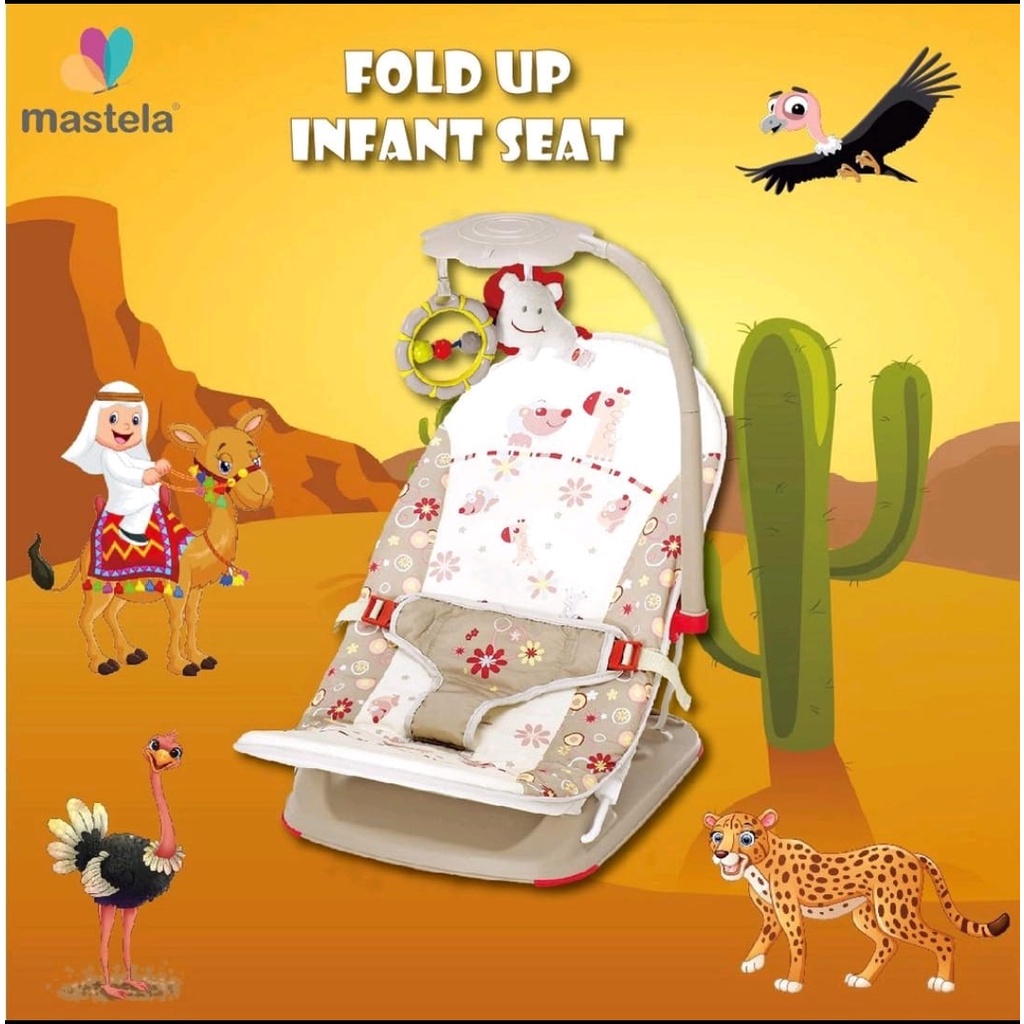 SPACE BABY MASTELA Infant Seat Bayi 3 Recline FREE BUBBLE WRAP!-3