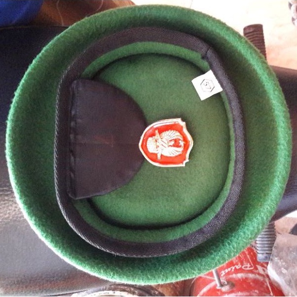 TOPI BARET HIJAU TNI-AD - STUAD - EKA PAKSI + emblem Super Polar