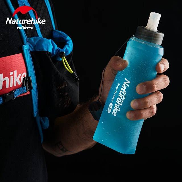 BOTOL LIPAT SOFT SHELL FLASK NATUREHIKE 420 ML NH17S028-B // BOTOL MINUM ULTRALIGHT