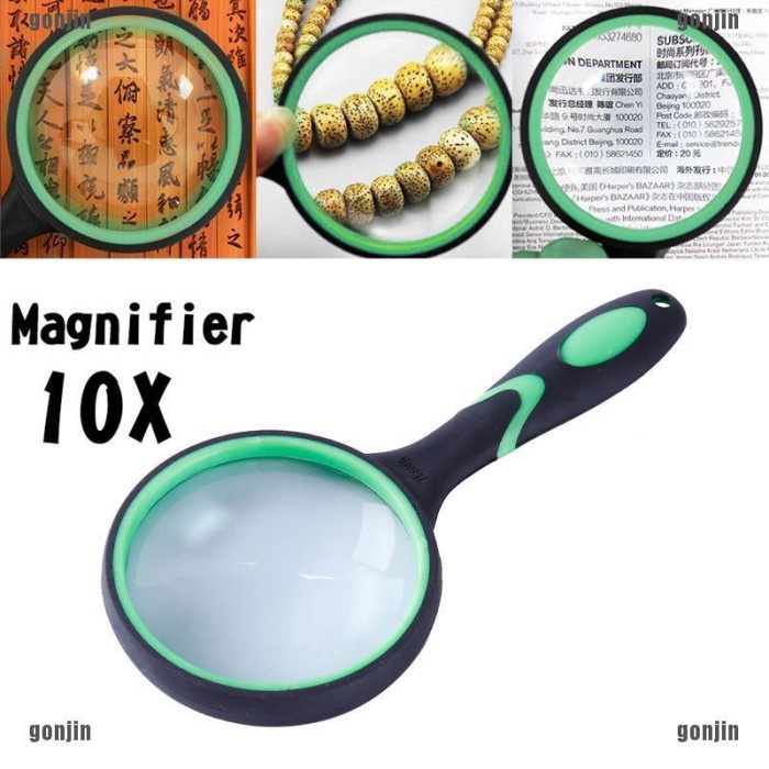 

Gongjing3 10x Kaca Pembesar High Definition untuk Membaca /