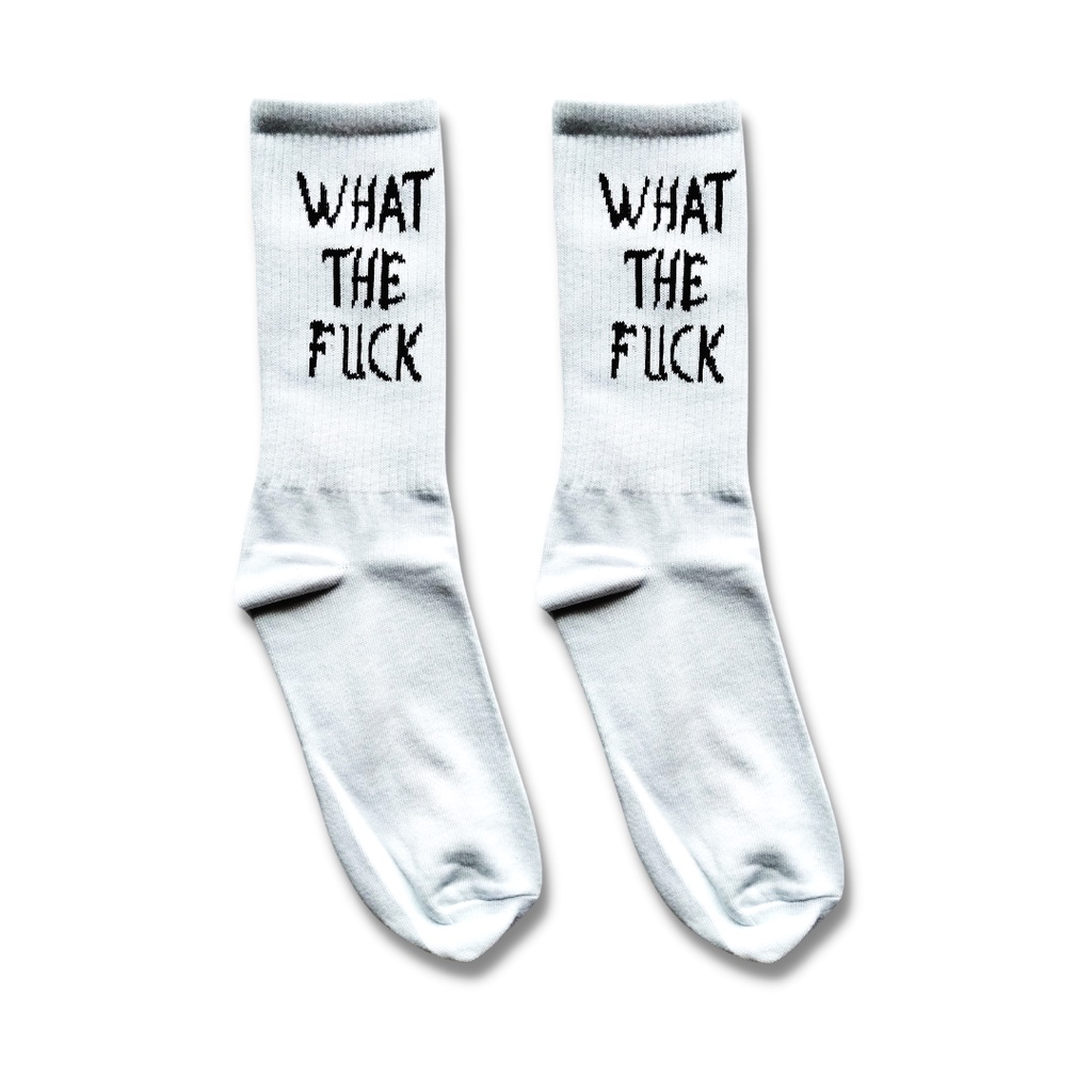 Kaos Kaki Oldschool Skate - Kaos Kaki Premium - Andalusia Official-WTF Putih