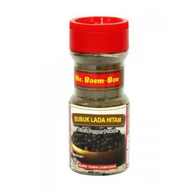

Bubuk Lada Hitam Mr Boemboe 50g