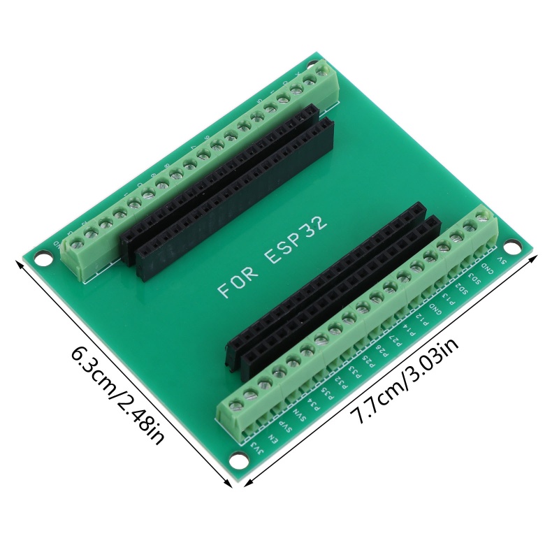 Btsg 38Pin ESP32 Breakout Board GPIO 32microkontroller GPIO 1menjadi 2papan Ekspanding