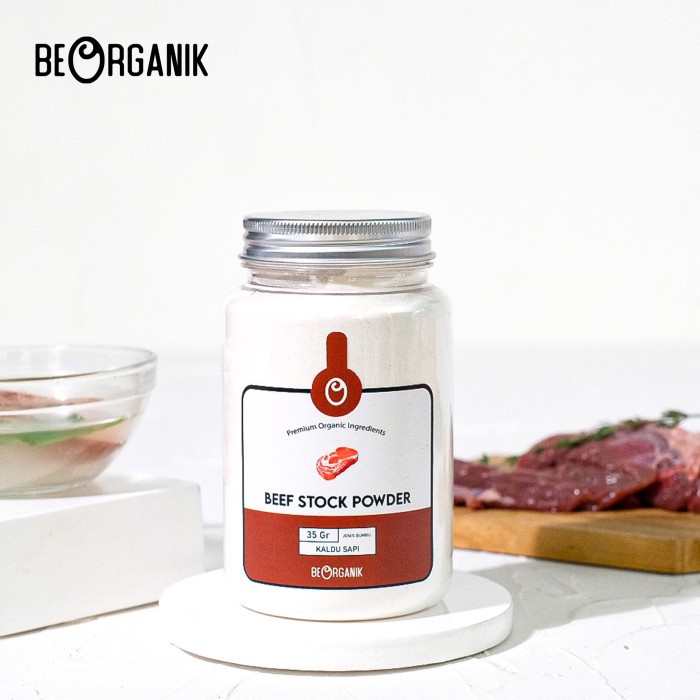 

MURAH Beorganik Beef Stock Powder (NON MSG) / Kaldu Sapi Bubuk 70gr - BIG 220gr