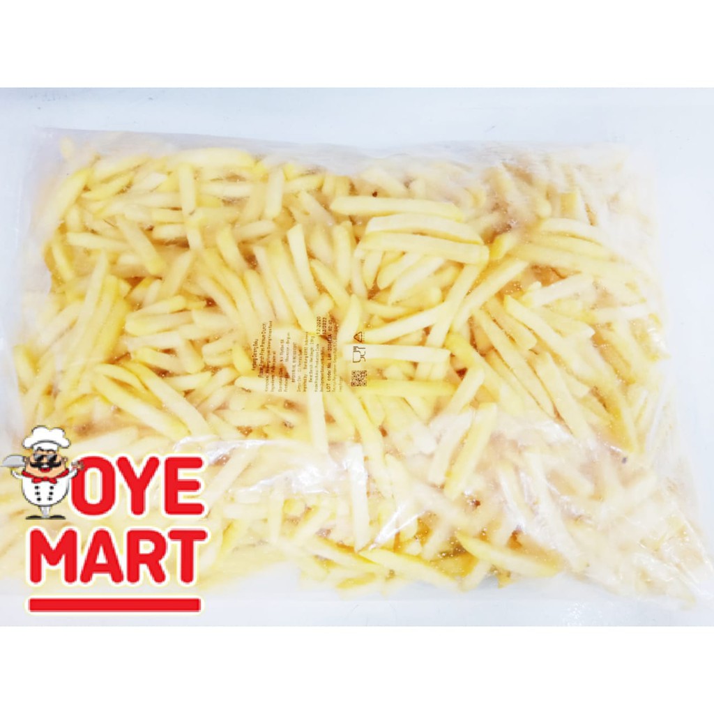 MYDIBEL KENTANG GORENG PREMIUM CRUNCH CURAH 2,5KG BUTTER BATTER COATERD FRENCH FRIES