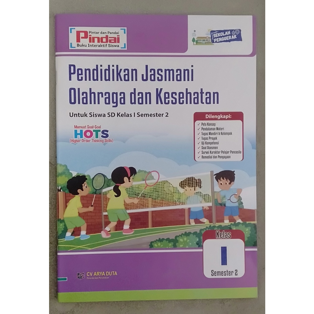 

Buku LKS Kurikulum Merdeka CV.ARYA DUTA| Pendidikan Jasmani Olahraga dan Kesehatan untuk Siswa Kelas 1 SD\MI Semester-2 (Cetakan Lama 2021/2022)