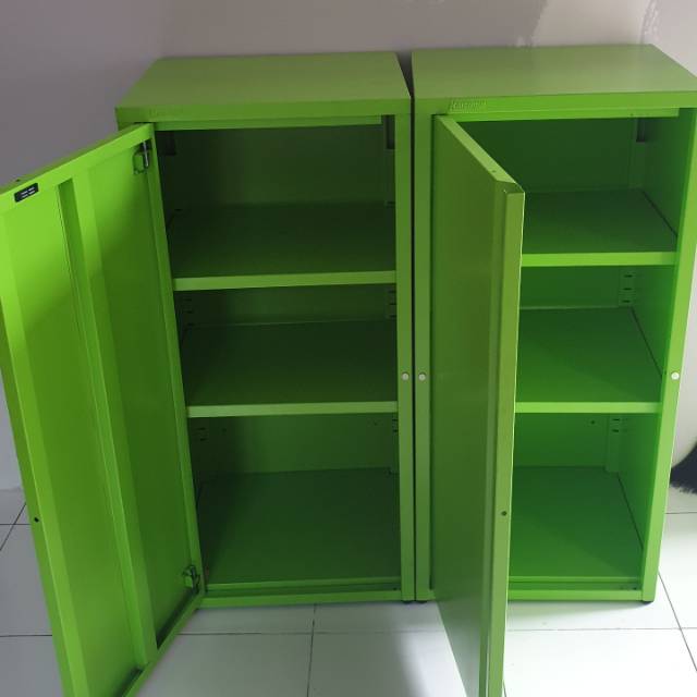 Jual Preloved ACE HARDWARE FILE GREEN 2 shelves DAPAT 2 LEMARI