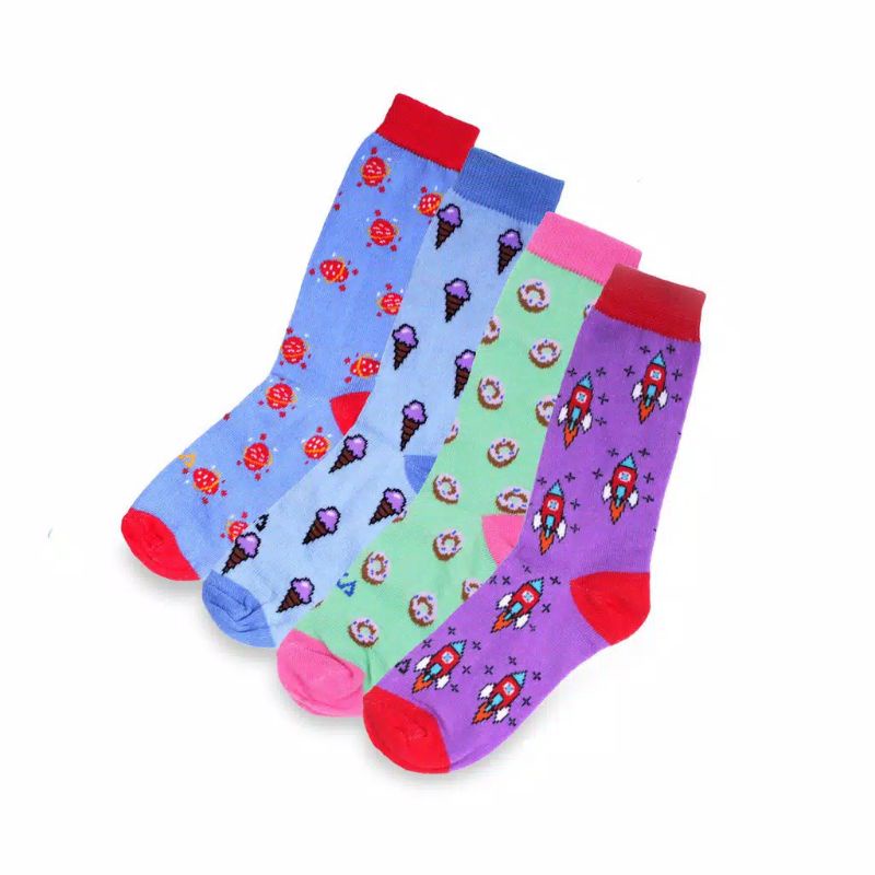 Kaos Kaki Anak (Usia Balita - TK) Motif Soka Hybrid El Kido